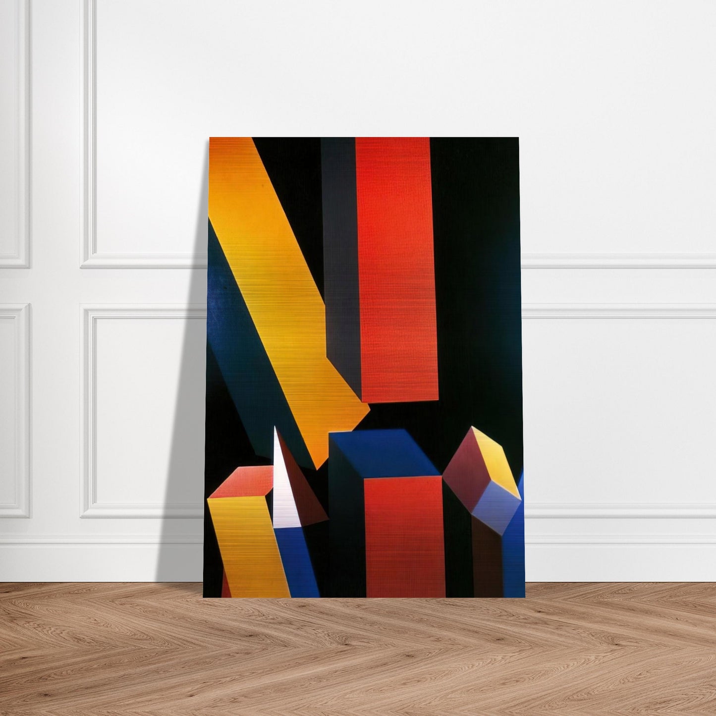Byzantium - Hard Edge Painting - Miriam Schapiro Brushed Aluminum Print - 70x100 cm / 28x40 inches | Miriam Schapiro Aluminum Print | Miriam Schapiro Prints