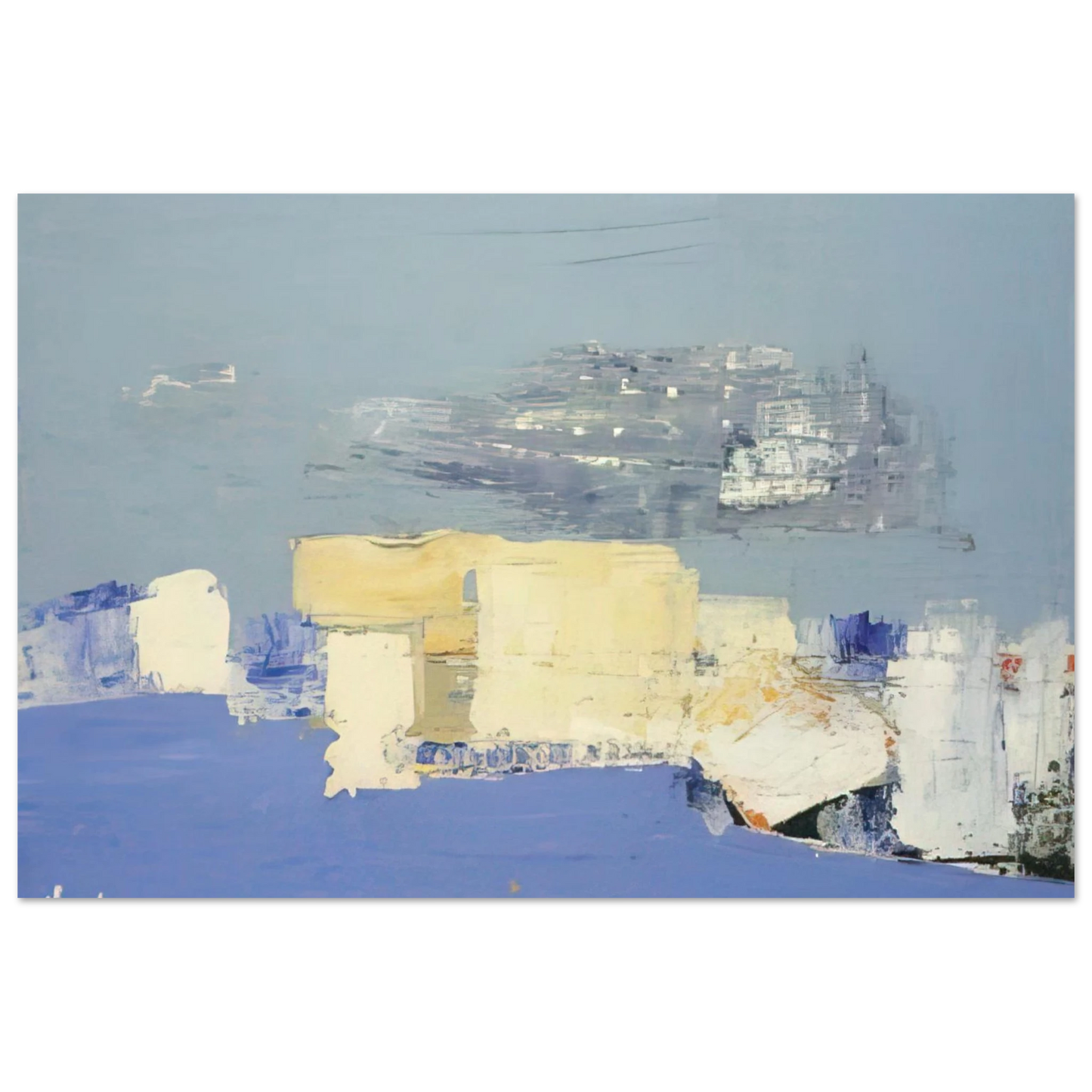 Nicolas de Stael - Paysage mÃƒÂ©diterranÃƒÂ©en - Art Informel Fine Art Poster
