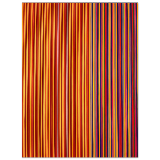 Gene Davis - Equinox - 1965  75x100 cm / 30x40inches Fine Art Poster