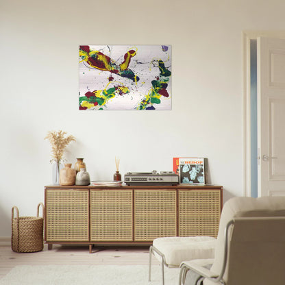 Hail Hailey - Sam Francis Brushed Aluminum Print - 70x100 cm / 28x40 inches | Sam Francis Aluminum Print | Sam Francis Prints