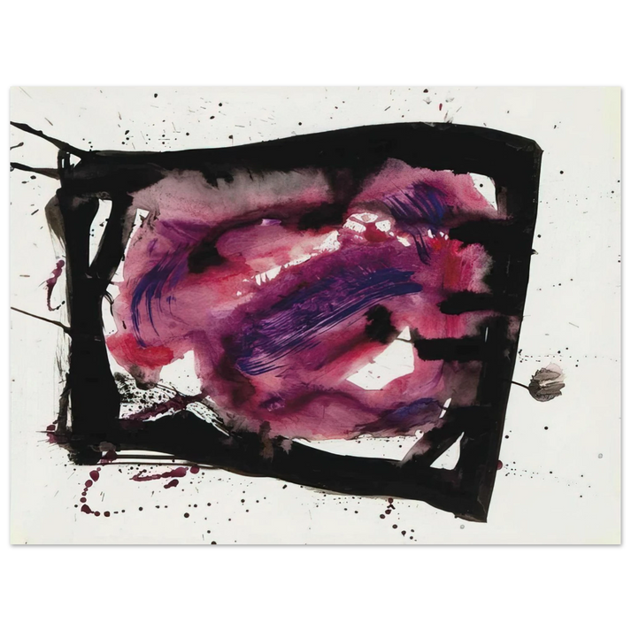 Sam Francis - Untitled  SF72-1009   75x100 cm / 30x40inches Fine Art Poster