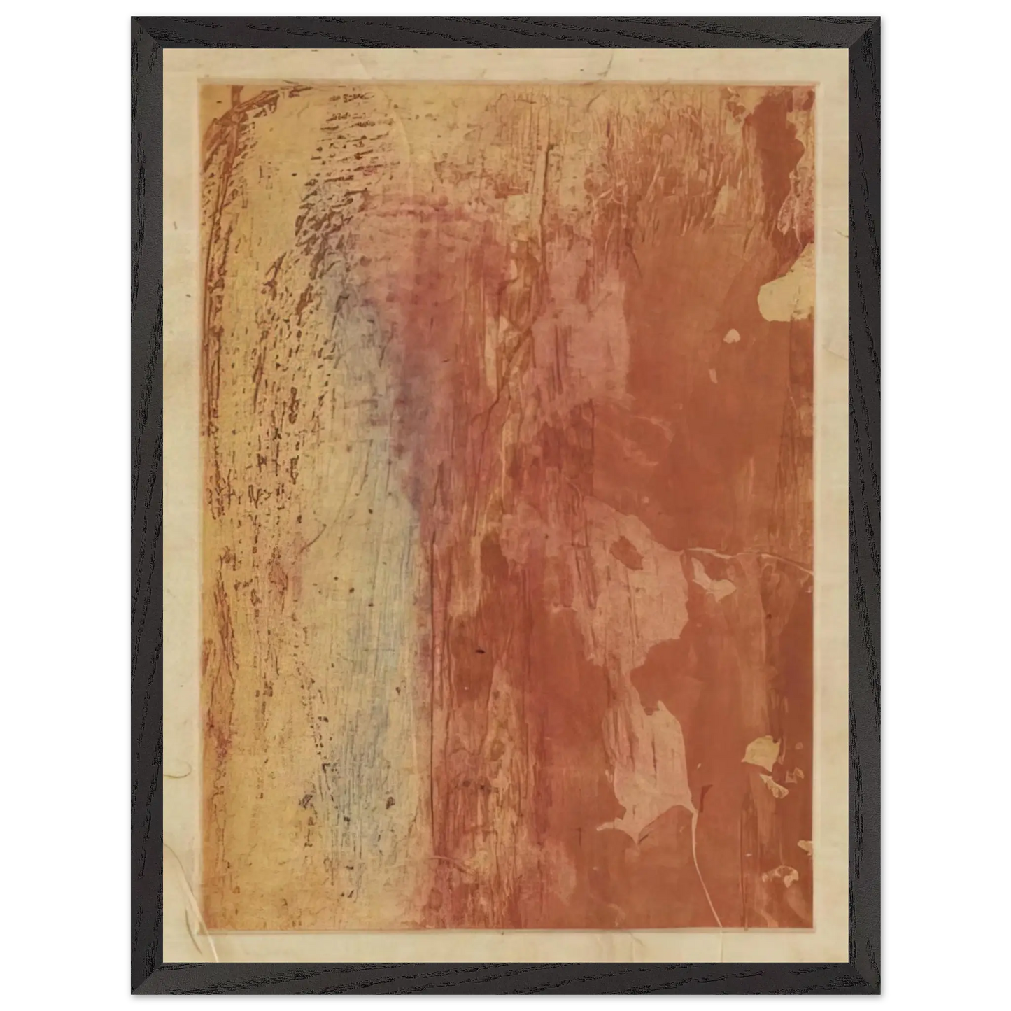 Helen Frankenthaler - Ganymede - 1978 Wall art - 40x50 cm / 16x20 Inches - Premium Wooden Framed Poster With Fine Art Paper - Black frame