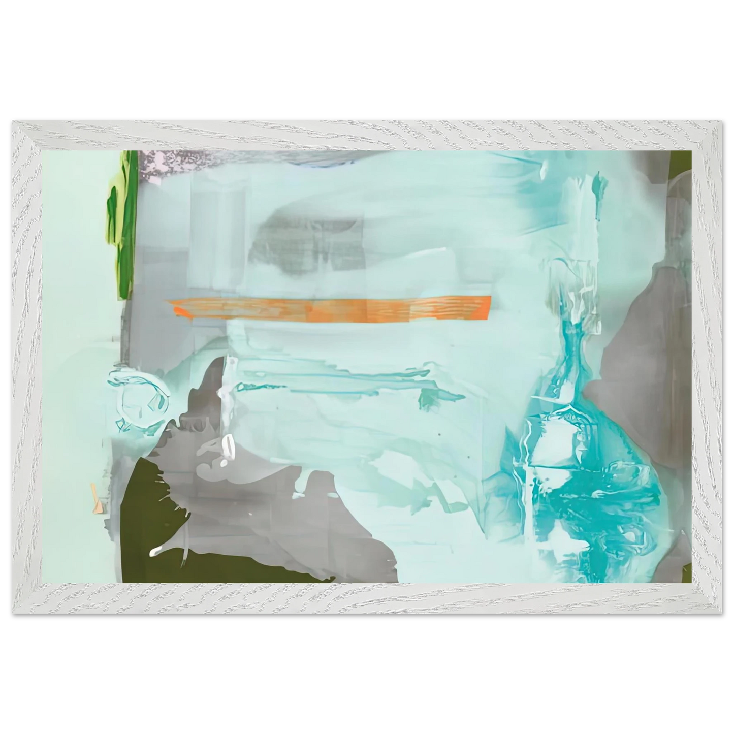 Helen Frankenthaler - Poseidon, 1990- Wall Art - 30x40 cm / 12x16 inches - Fine Art Poster-canvas - -