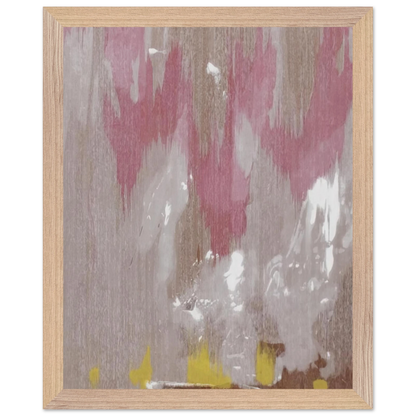 Helen Frankenthaler - Tales of Genji IV - 1998 Wall art - 70x100 cm / 28x40 inches - Premium Wooden Framed Poster With Fine Art Paper - Wood frame
