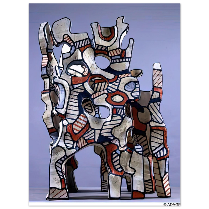 Jean Dubuffet - THE COSMORAMA IV  75x100 cm / 30x40inches Fine Art Poster