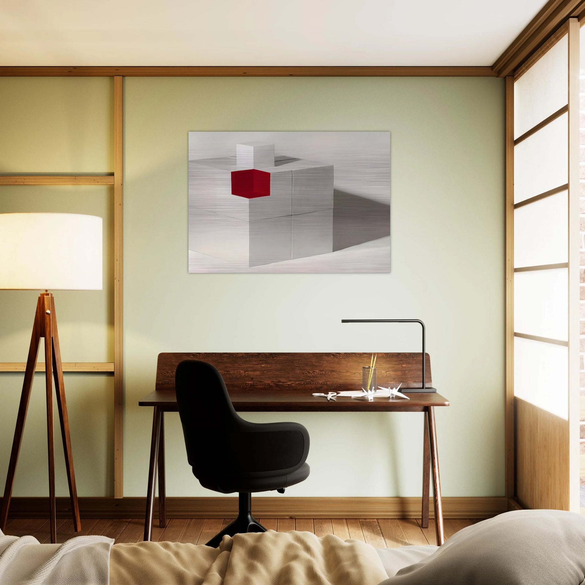 Eye of Guara. # 6 - 1983 - Lygia Pape Brushed Aluminum Print - 70x100 cm / 28x40 inches | Lygia Pape Aluminum Print | Lygia Pape Prints