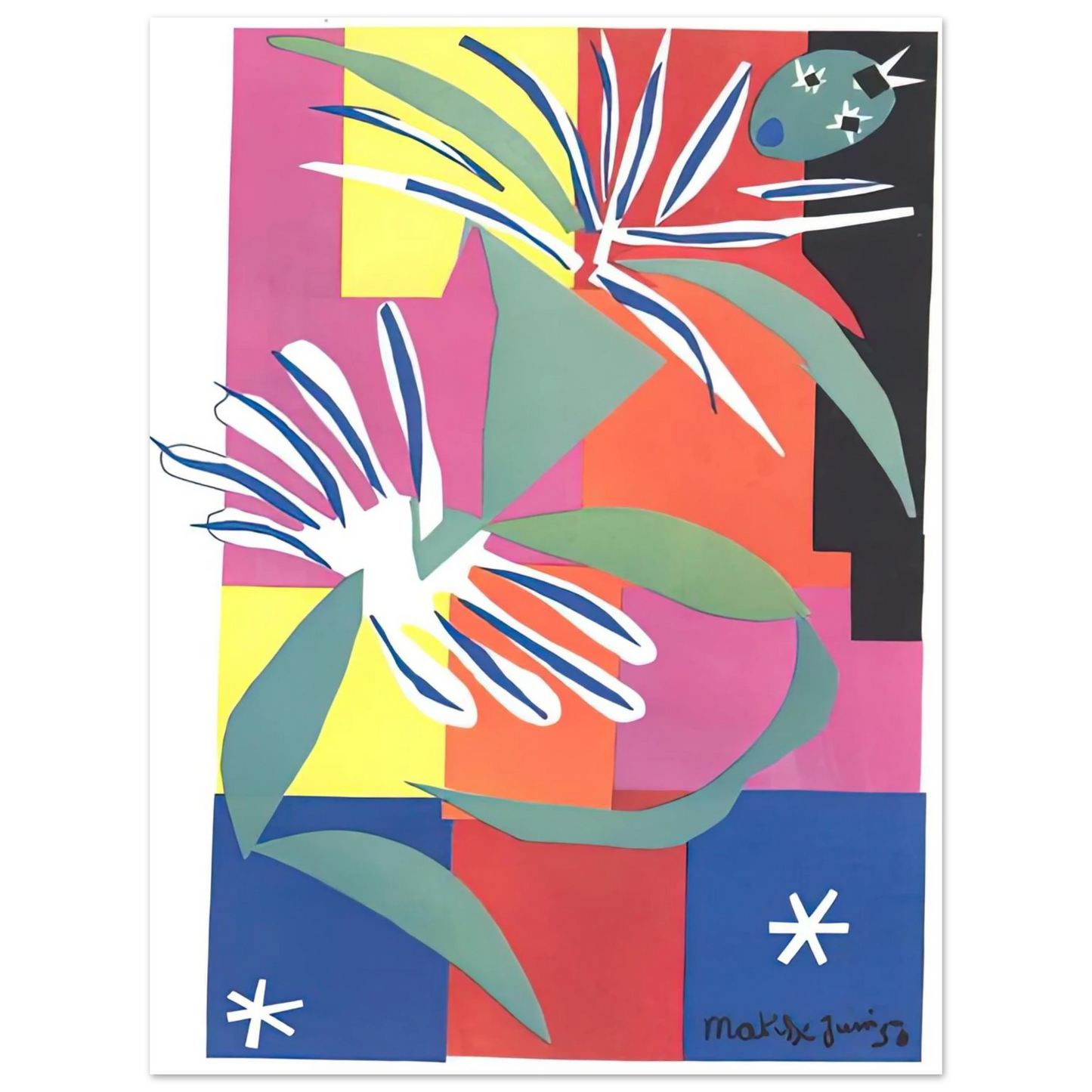 Henri Matisse - CREOLE DANCER  75x100 cm / 30x40inches Fine Art Poster
