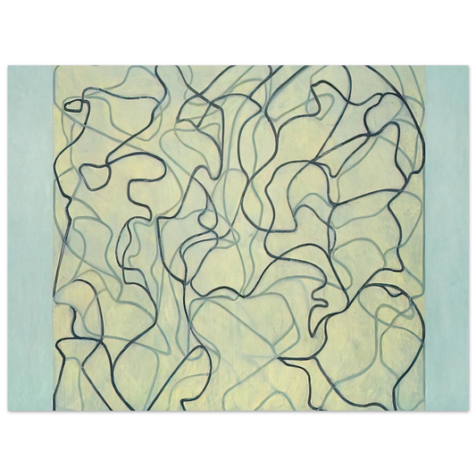 Brice Marden - First Letter - 2009  75x100 cm / 30x40inches Fine Art Poster