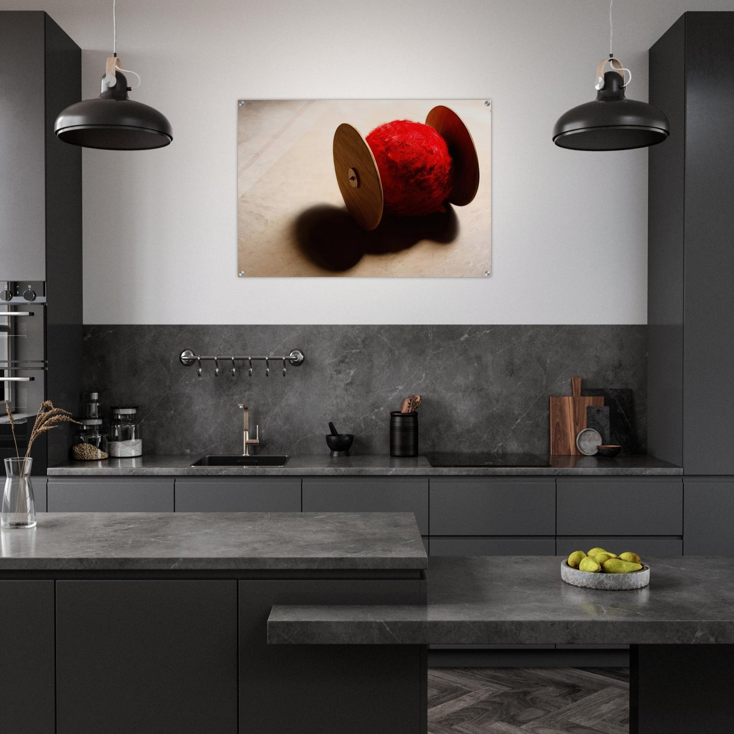 Wheels with ball - 2001 - Lygia Pape Acrylic Print - 70x100 cm / 28x40″ inches | Lygia Pape Wall Art | Lygia Pape Prints
