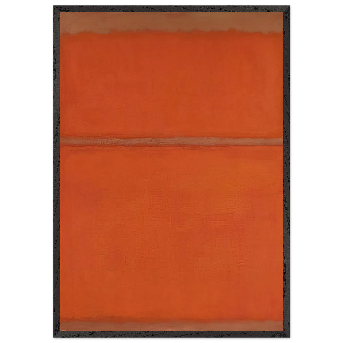 Untitled - 1961 N1 - Mark Rothko 70x100 cm / 28x40 inches Framed Art Print – Black Wooden Frame