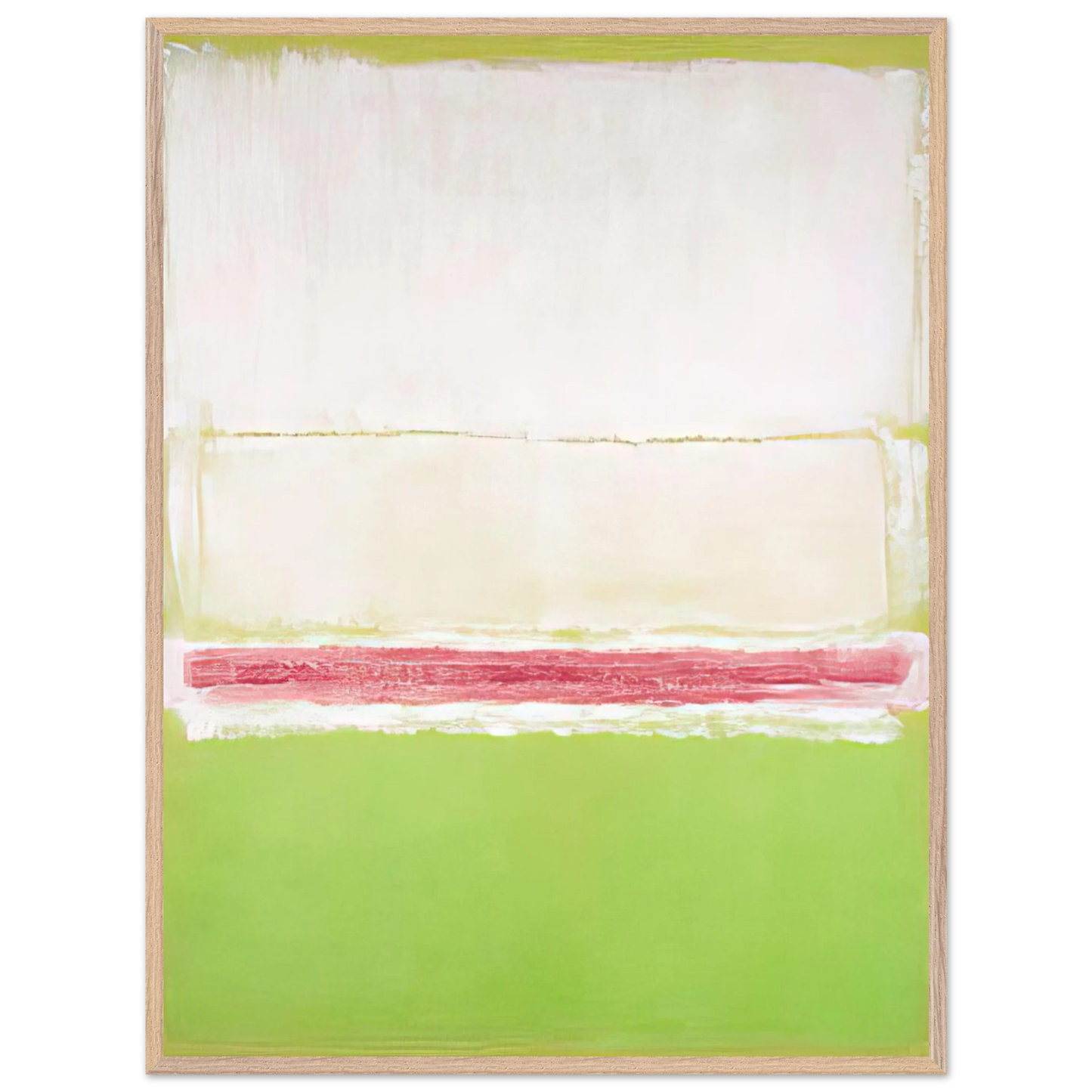 Mark Rothko - No. 2 No. 7 and No. 2 - 1951 Wall Art - 21x29.7 cm / 8x12" - Premium Wooden Framed Poster With Fine Art Paper - Black frame