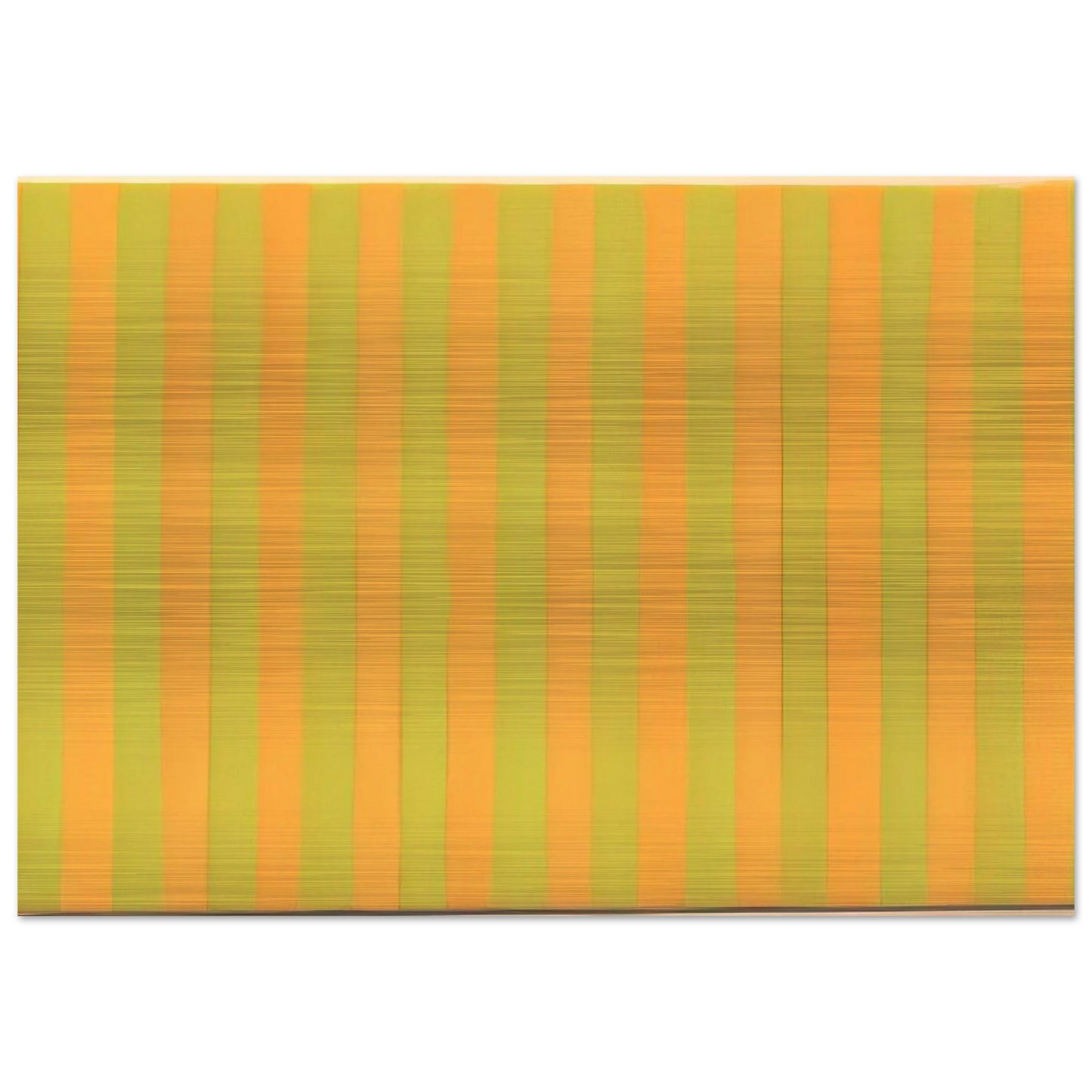 Two Yellows - 1959 - Gene Davis Brushed Aluminum Print - 70x100 cm / 28x40 inches | Gene Davis Aluminum Print | Gene Davis Prints
