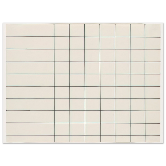 Ellsworth Kelly - Grid Lines from the series Line Form Color  75x100 cm / 30x40inches Fine Art Poster