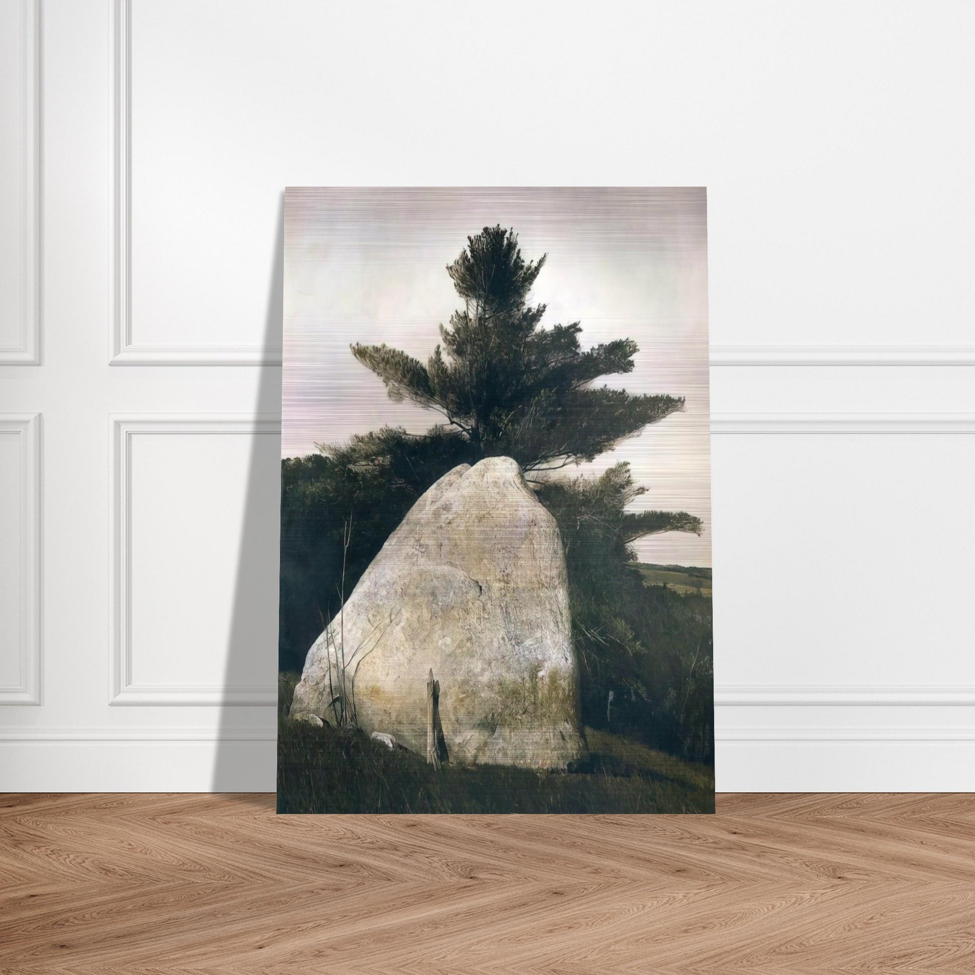 PENNSYLVANIA LANDSCAPE - Andrew Wyeth Brushed Aluminum Print - 70x100 cm / 28x40 inches | Andrew Wyeth Aluminum Print | Andrew Wyeth Prints