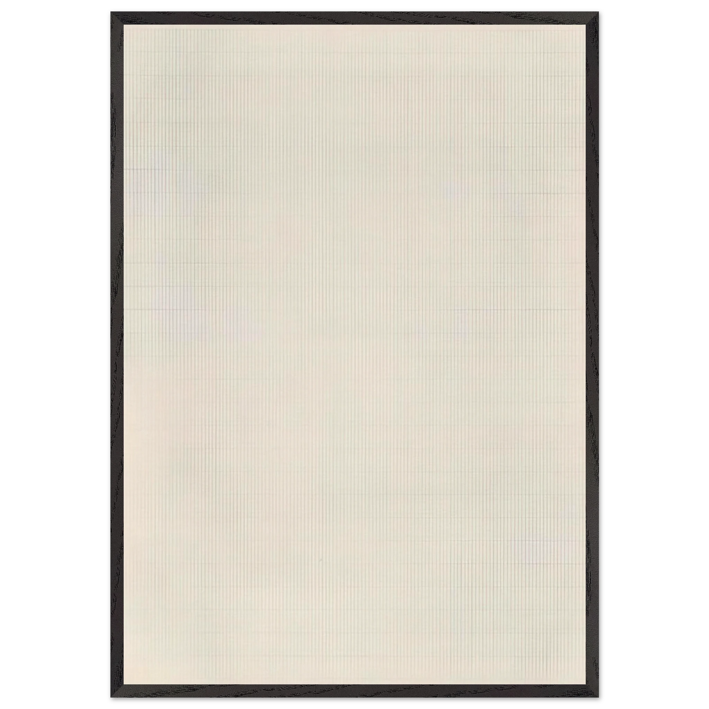 The Peach - Agnes Martin 70x100 cm / 28x40 inches Framed Art Print – Black Wooden Frame