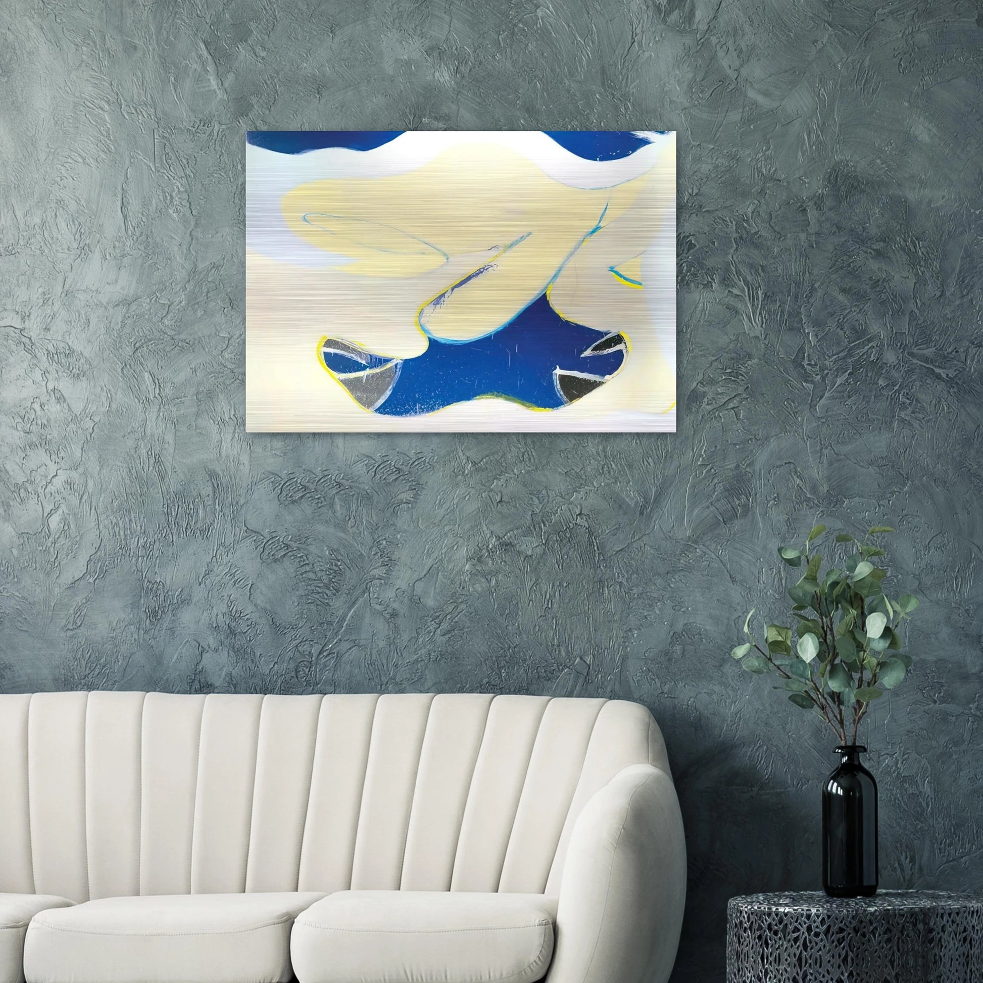 Io - 1973 - Norman Bluhm Brushed Aluminum Print - 70x100 cm / 28x40 inches | Norman Bluhm Aluminum Print | Norman Bluhm Prints