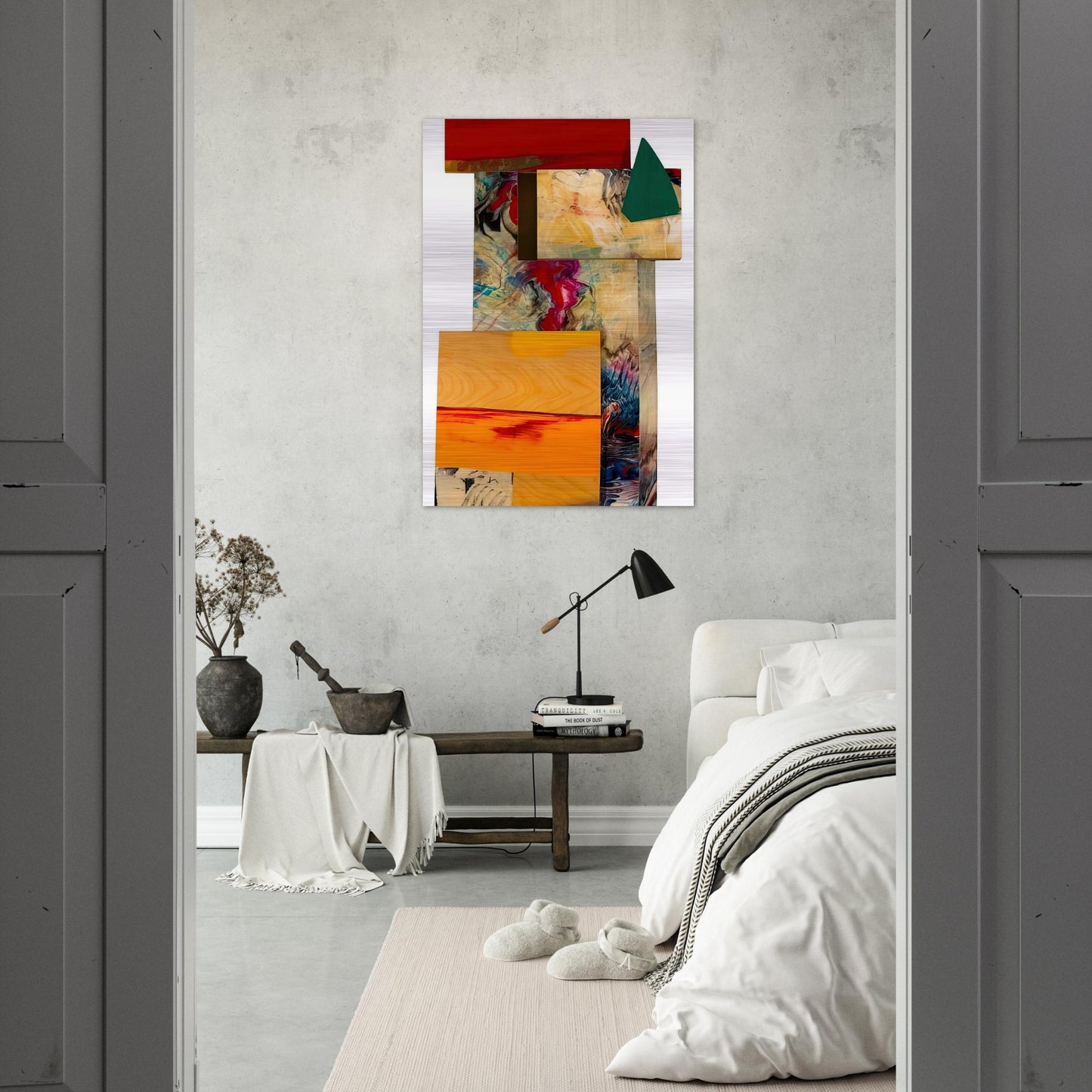 Rubiyat - Sam Gilliam Brushed Aluminum Print - 70x100 cm / 28x40 inches | Sam Gilliam Aluminum Print | Sam Gilliam Prints