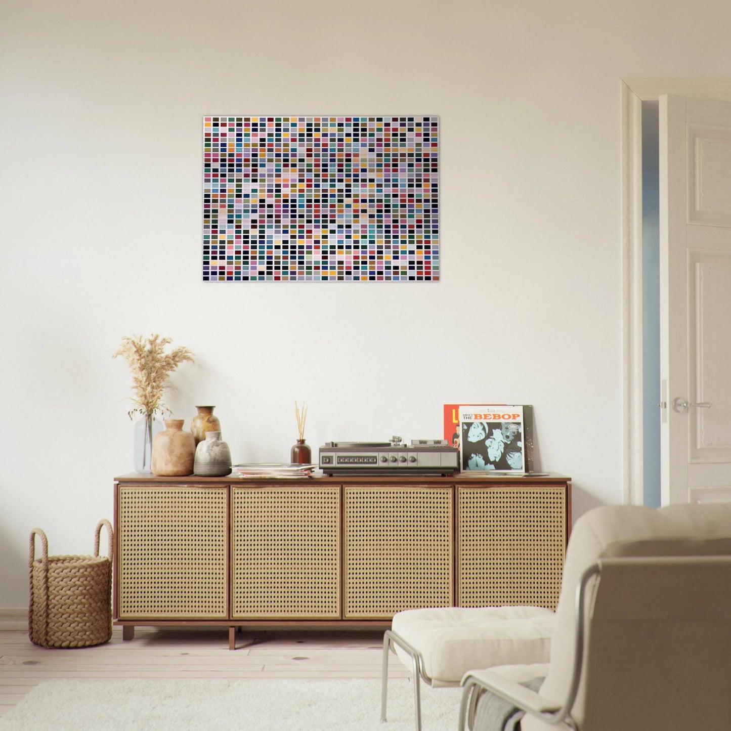 1024 COLOURS 1973 - Gerhard Richter Brushed Aluminum Print - 70x100 cm / 28x40 inches | Gerhard Richter Aluminum Print | Gerhard Richter Prints