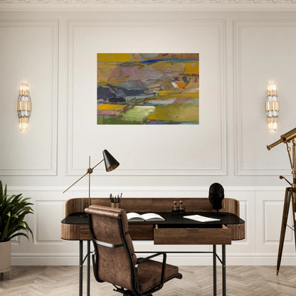 Berkeley #57 - Richard Diebenkorn Brushed Aluminum Print - 70x100 cm / 28x40 inches | Richard Diebenkorn Aluminum Print | Richard Diebenkorn Prints