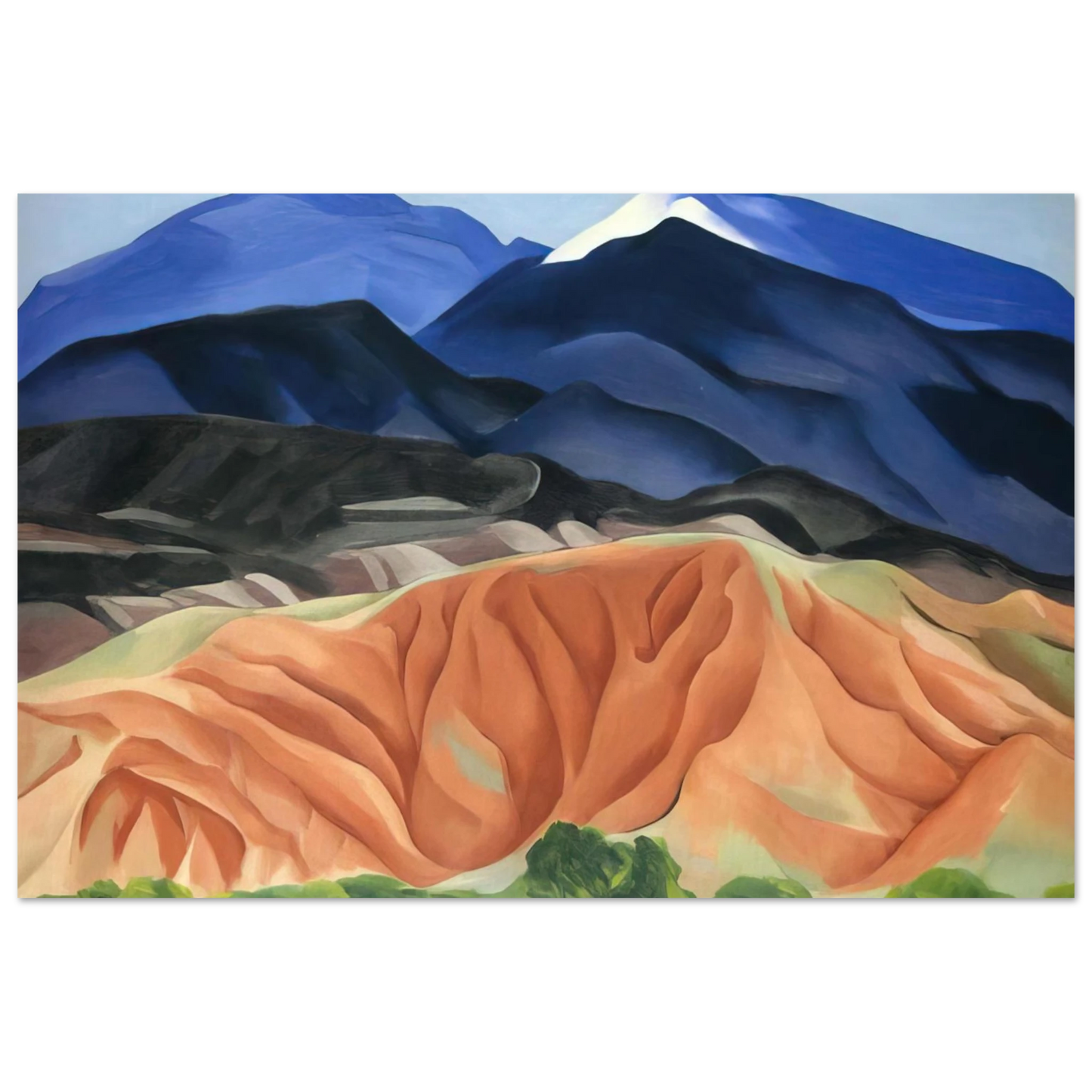 Georgia O'Keeffe - Black Mesa Landscape, New Mexico - Out Back of Marys II Fine Art Poster