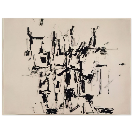 Philip Guston - DRAWING RELATED TO ZONE DRAWING NO 19  75x100 cm / 30x40inches Fine Art Poster