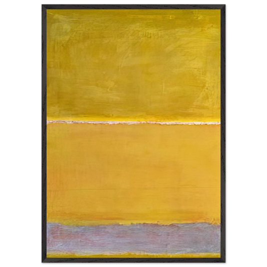 Untitled - 1952 N1 - Mark Rothko 70x100 cm / 28x40 inches Framed Art Print – Black Wooden Frame