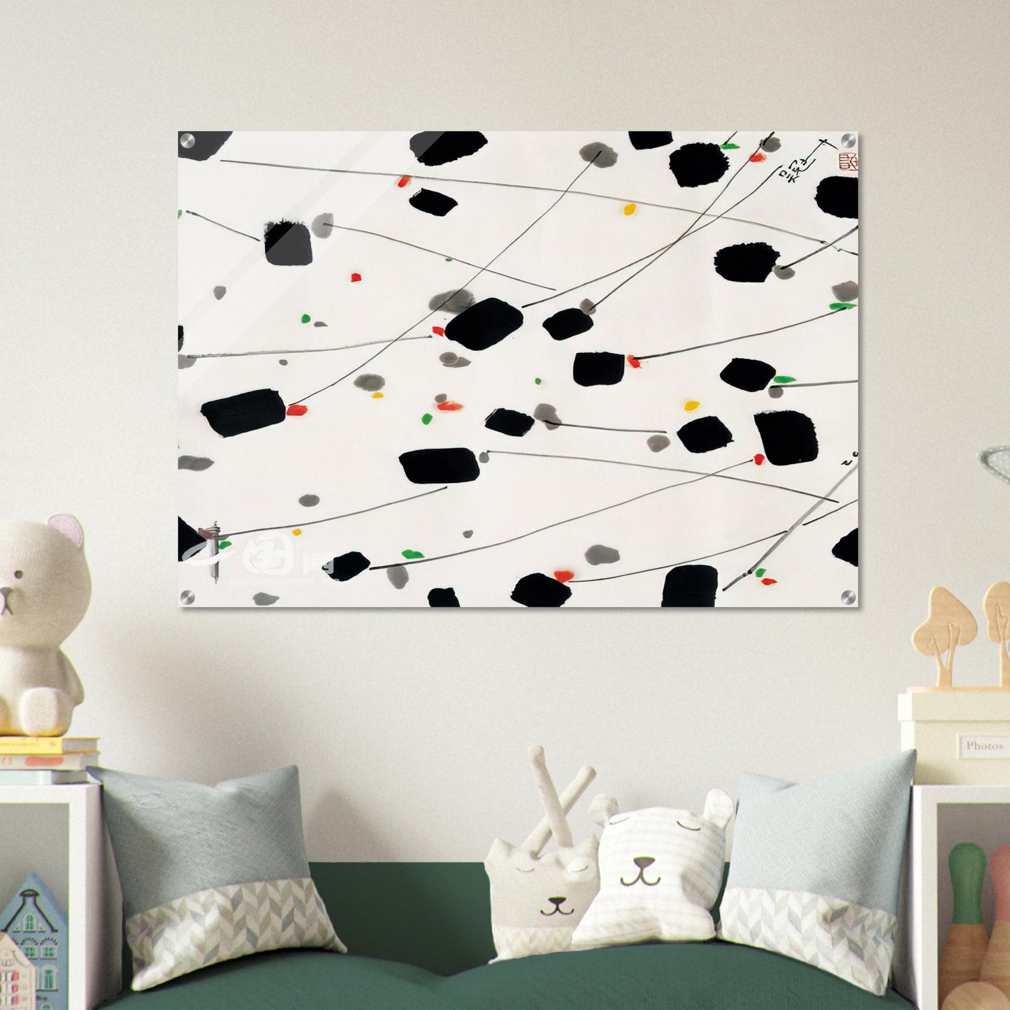 Spring Breeze - 2001 - Wu Guanzhong Acrylic Print - 70x100 cm / 28x40″ inches