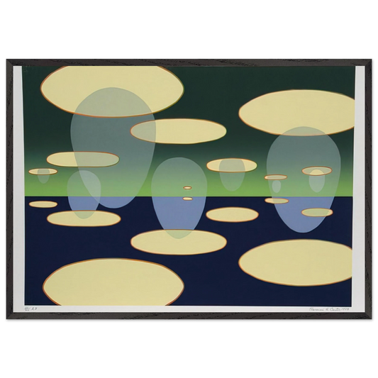 Eschantos 31 - 1978 - Clarence Holbrook Carter 70x100 cm / 28x40 inches Framed Art Print – Black Wooden Frame