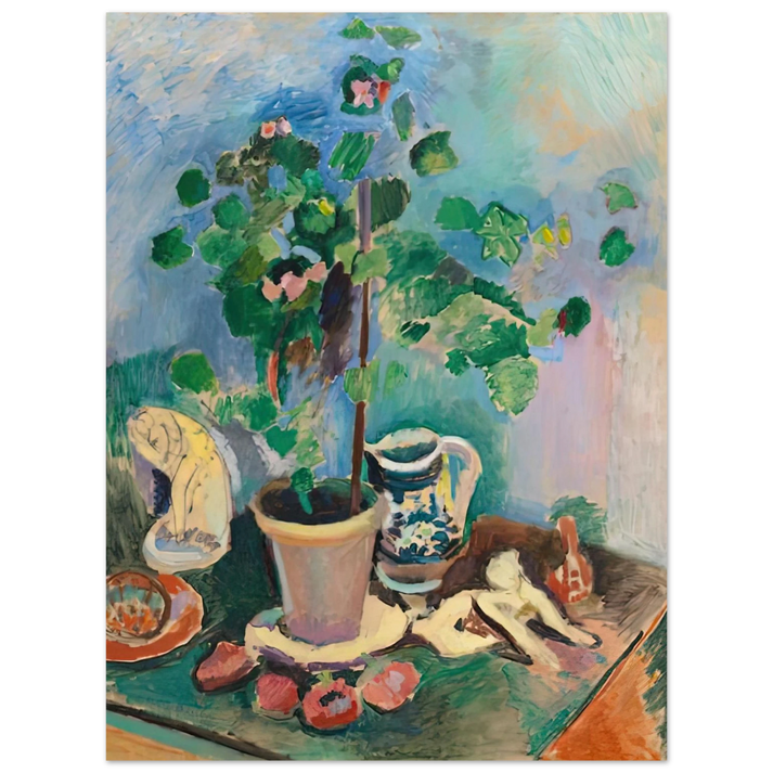 Henri Matisse - THE GERANIUM 1906  75x100 cm / 30x40inches Fine Art Poster
