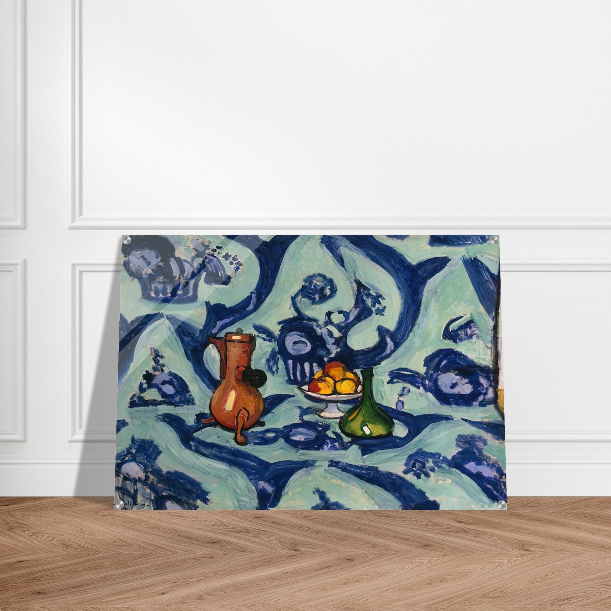 STILL LIFE WITH BLUE TABLECLOTH 1906 - Henri Matisse Acrylic Print - 70x100 cm / 28x40″ inches