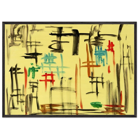 Untitled 05B0098 - 2005 - Gunther Forg 70x100 cm / 28x40 inches Framed Art Print – Black Wooden Frame