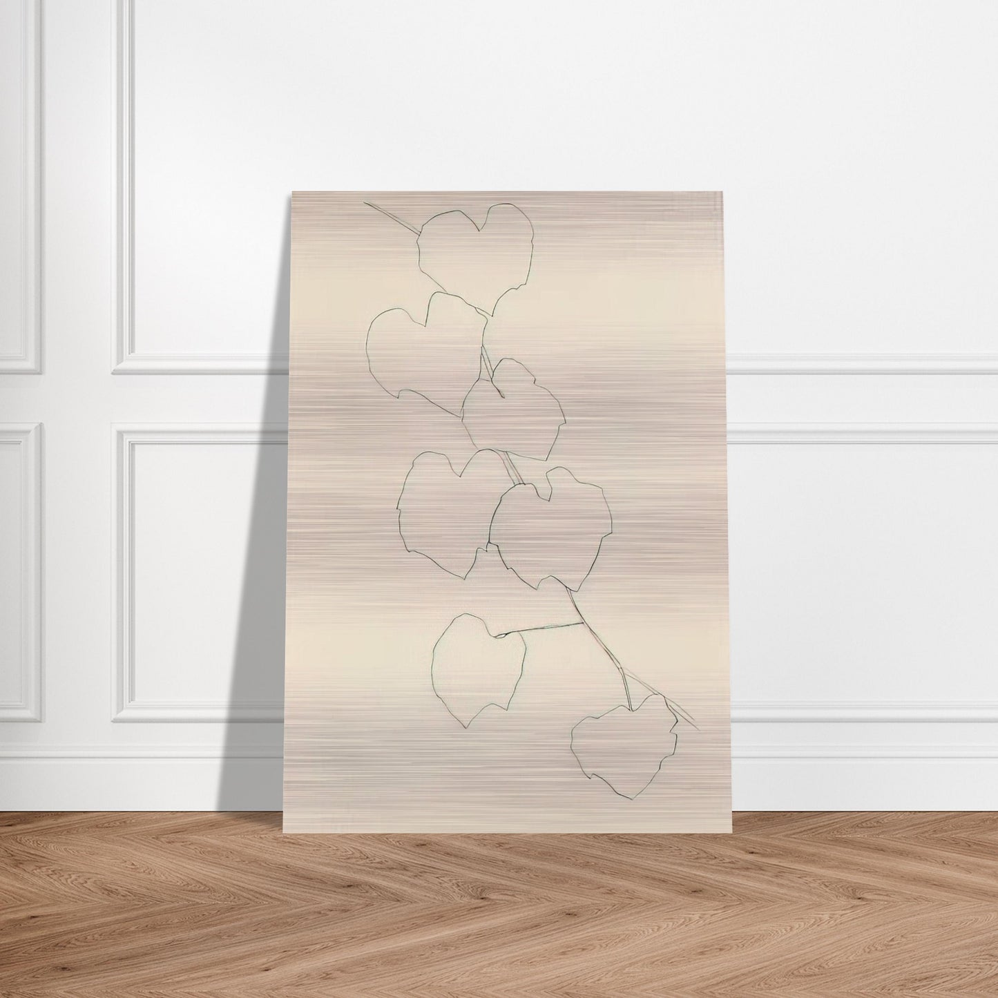 Grape Leaves II - Ellsworth Kelly Brushed Aluminum Print - 70x100 cm / 28x40 inches | Ellsworth Kelly Aluminum Print | Ellsworth Kelly Prints