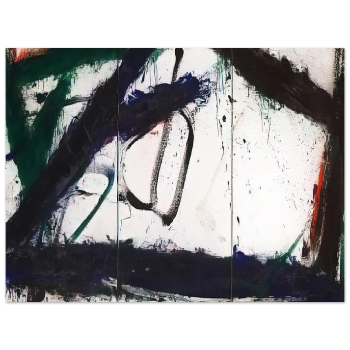Norman Bluhm - Frozen Summer - 1966  75x100 cm / 30x40inches Fine Art Poster