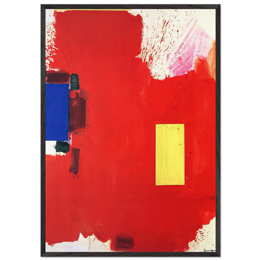 Magnum Opus - Hans Hofmann 70x100 cm / 28x40 inches Framed Art Print – Black Wooden Frame