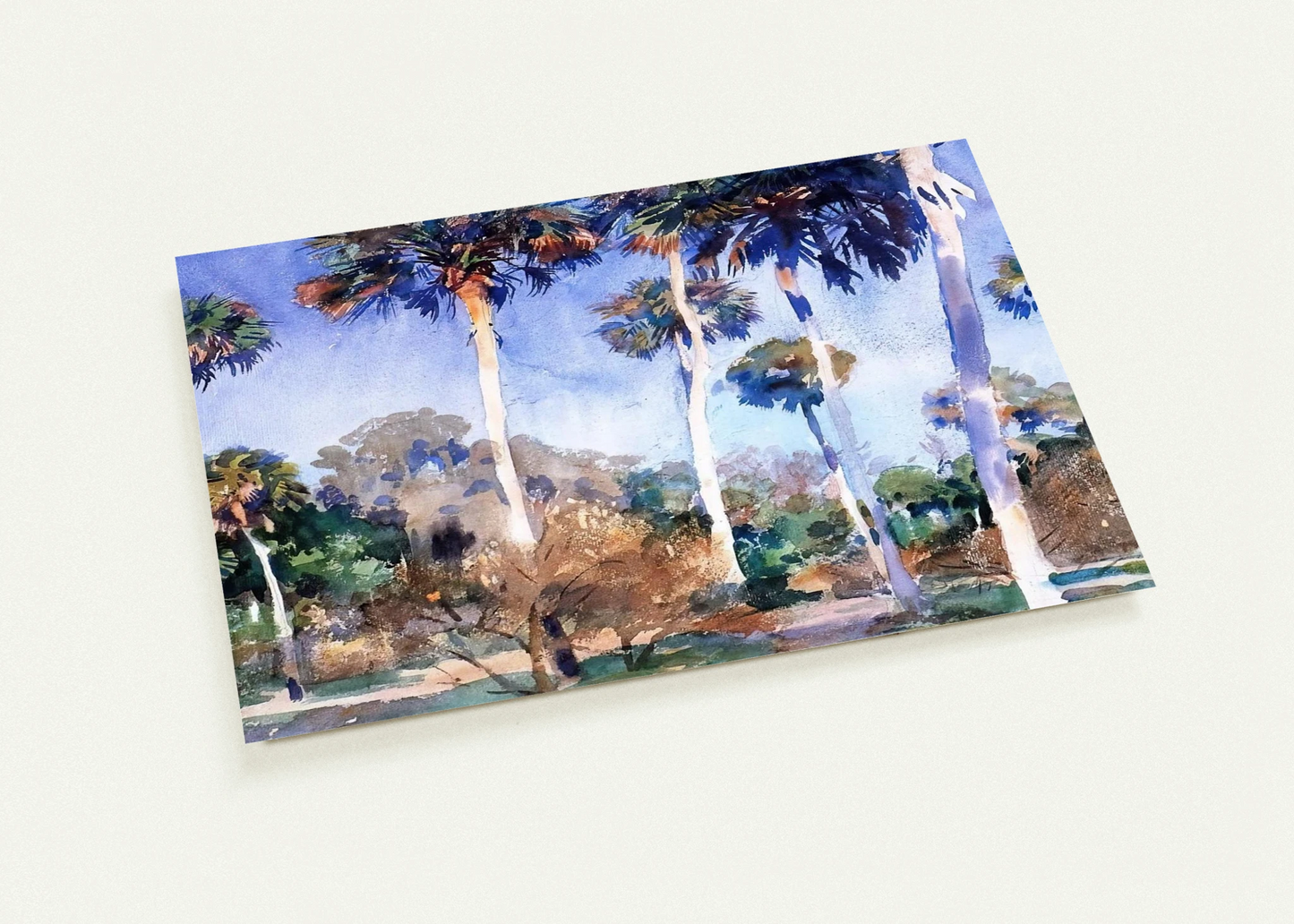 Palms By John Singer Sargent Pack of 10 Post Cards | John Singer Sargent Post Cards | A6 (10.5 x 14.8 cm) - 4.1 x 5.8 inches