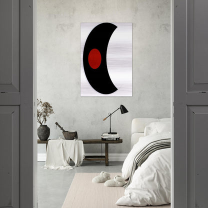 Omicron V - 1961 - Alexander Liberman Brushed Aluminum Print - 70x100 cm / 28x40 inches | Alexander Liberman Aluminum Print | Alexander Liberman Prints