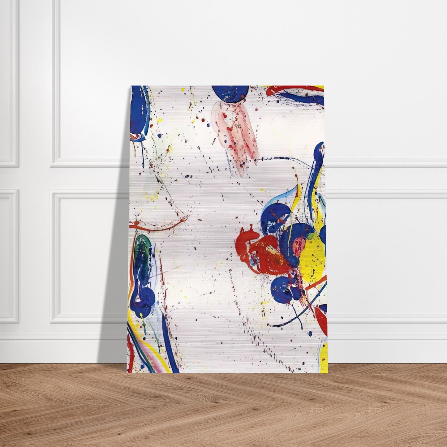 On Return - Sam Francis Brushed Aluminum Print - 70x100 cm / 28x40 inches | Sam Francis Aluminum Print | Sam Francis Prints