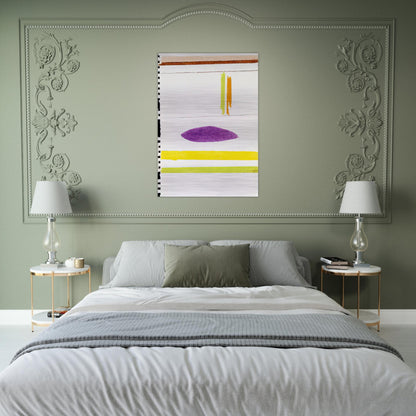 Untitles - 1964 - Ronnie Landfield Brushed Aluminum Print - 70x100 cm / 28x40 inches | Ronnie Landfield Aluminum Print | Ronnie Landfield Prints