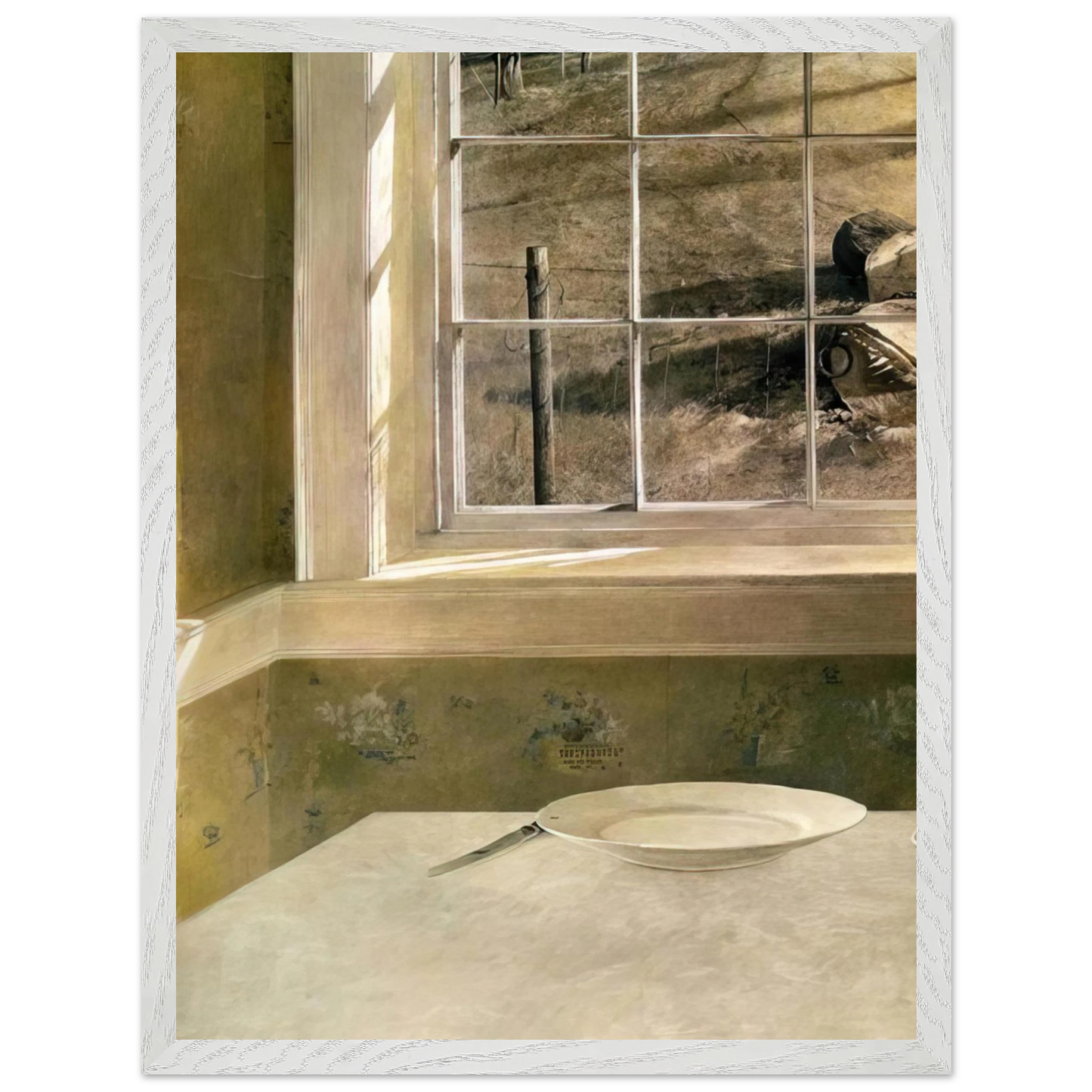 Andrew Wyeth - GROUNDHOG DAY Wall Art - 30x40 cm / 12x16 inches - Fine Art Poster - -