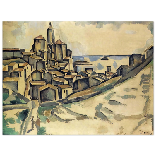 Andre Derain - LANDSCAPE AT CADAQUES  75x100 cm / 30x40inches Fine Art Poster