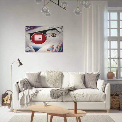 THIRD SYMPHONY IN 3 MOVEMENTS 1930 - Rudolf Bauer Brushed Aluminum Print - 70x100 cm / 28x40 inches | Rudolf Bauer Aluminum Print | Rudolf Bauer Prints