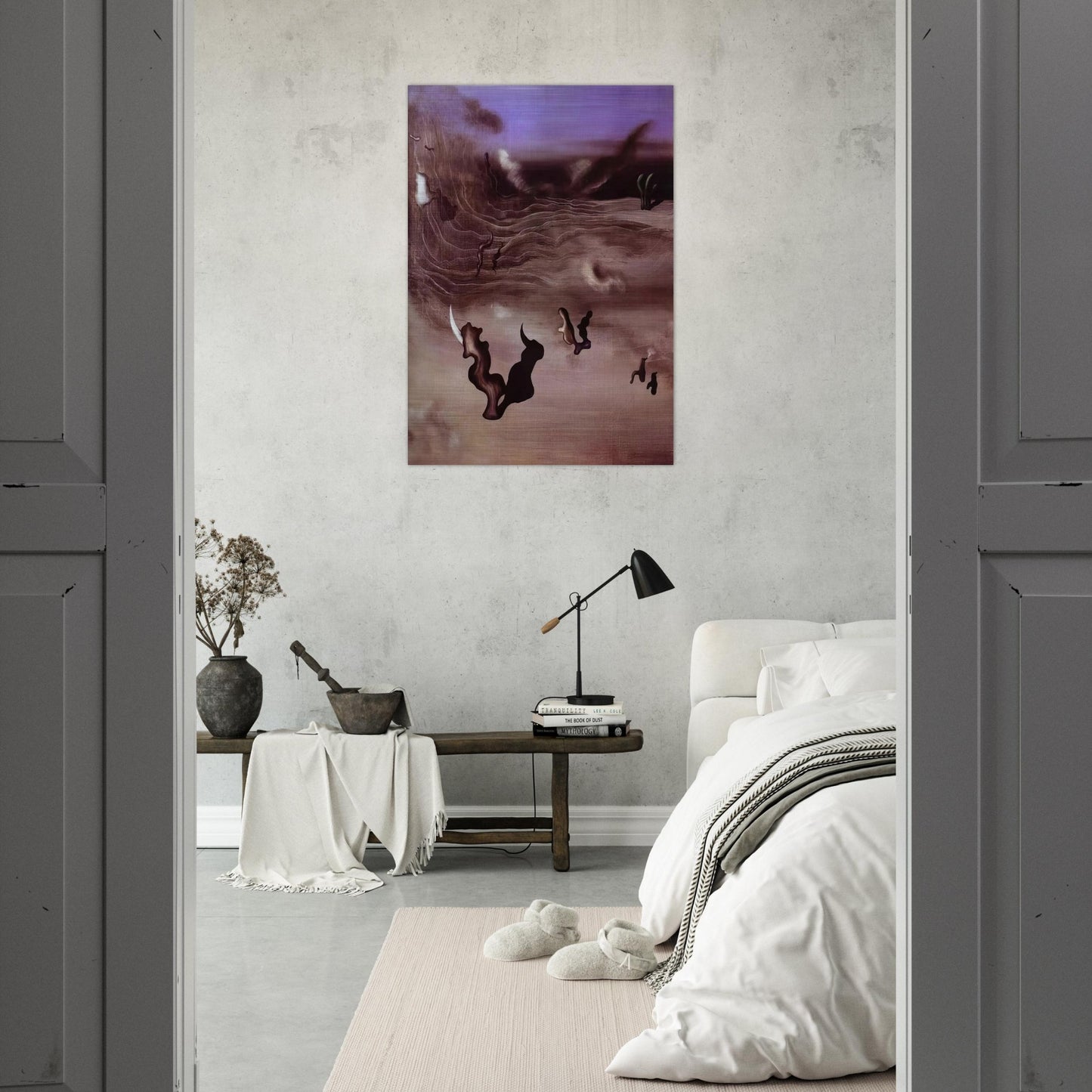 Wind - Yves Tanguy Brushed Aluminum Print - 70x100 cm / 28x40 inches | Yves Tanguy Aluminum Print | Yves Tanguy Prints