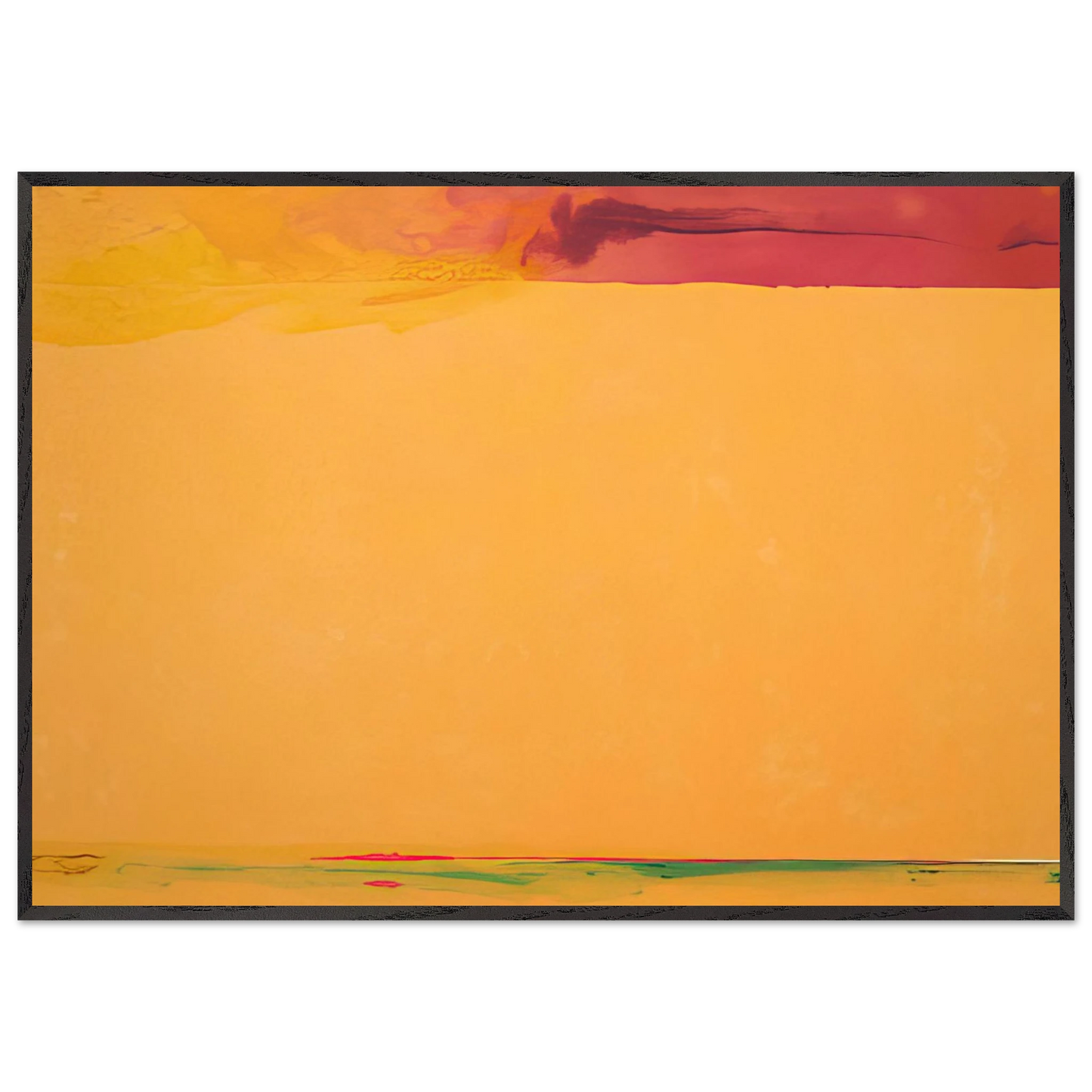 Helen Frankenthaler - Southern Exposure - 2005 Wall art - 60x80 cm / 24x32 inches - Premium Wooden Framed Poster With Fine Art Paper-canvas - White frame