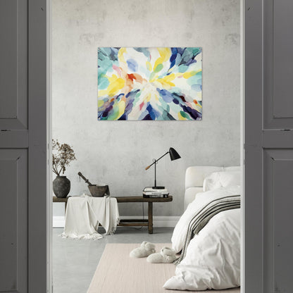 Wheel of Day - Alice Baber Acrylic Print - 70x100 cm / 28x40″ inches