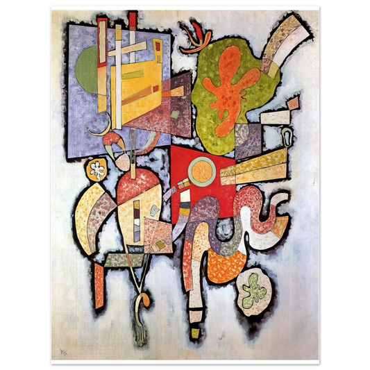 Wassily Kandinsky - COMPLEX SIMPLE 1939  75x100 cm / 30x40inches Fine Art Poster