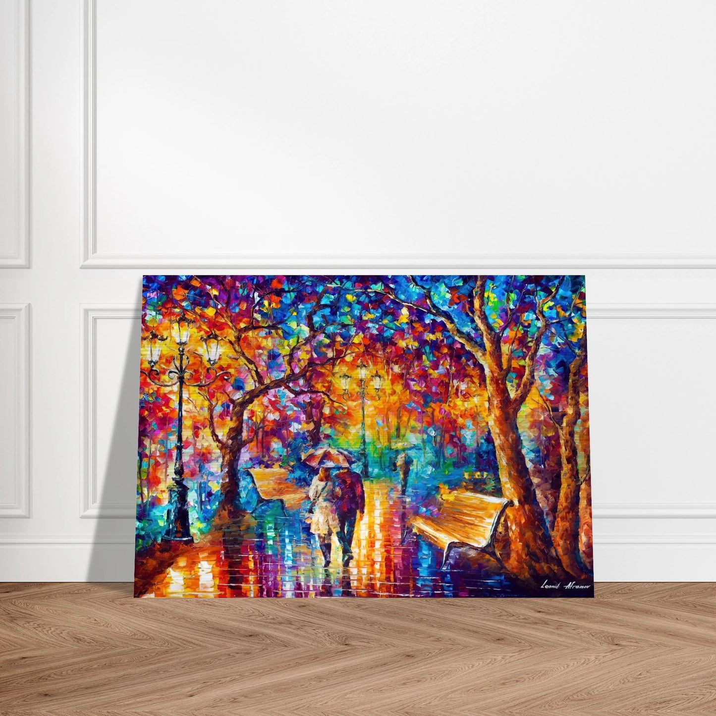 Leonid Afremov - Leonid Afremov Brushed Aluminum Print - 70x100 cm / 28x40 inches | Leonid Afremov Aluminum Print | Leonid Afremov Prints