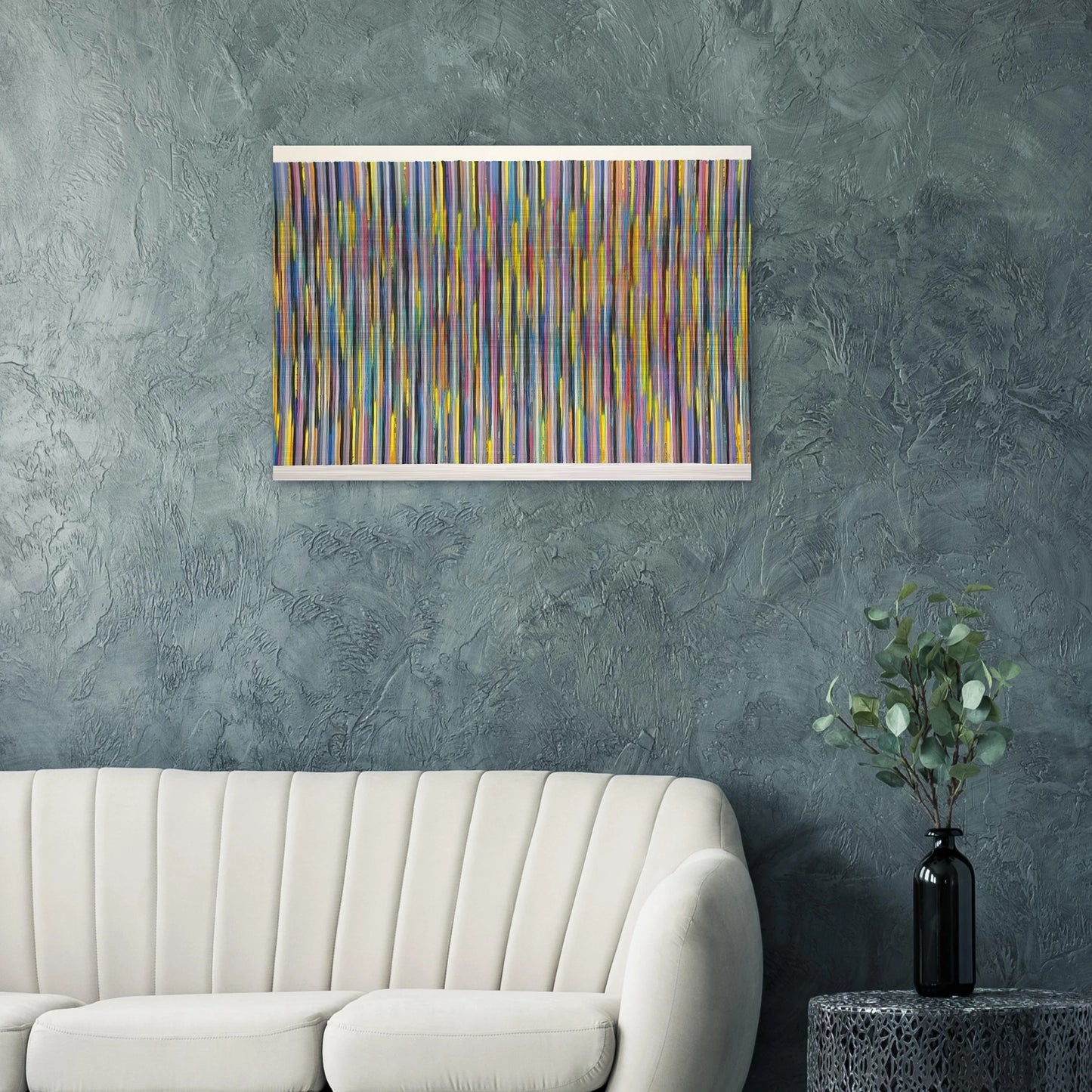 Joy Ride - 1981 - Gene Davis Brushed Aluminum Print - 70x100 cm / 28x40 inches | Gene Davis Aluminum Print | Gene Davis Prints