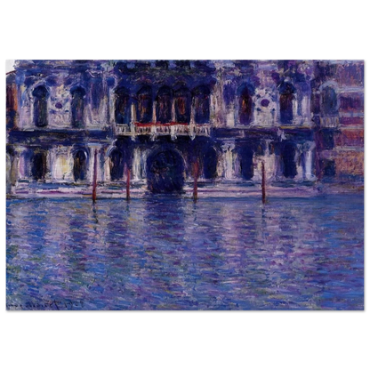 Palazzo Contarini - claude monet Brushed Aluminum Print - 70x100 cm / 28x40 inches | claude monet Aluminum Print | claude monet Prints