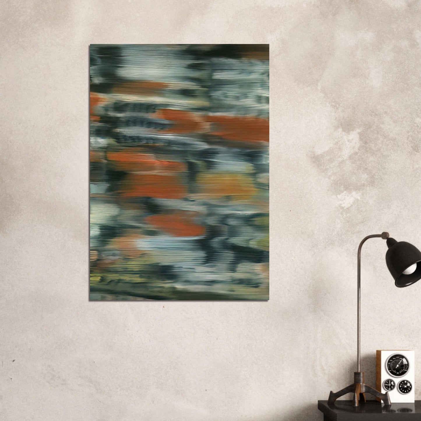 TOWNSCAPE PX 1968 - Gerhard Richter Brushed Aluminum Print - 70x100 cm / 28x40 inches | Gerhard Richter Aluminum Print | Gerhard Richter Prints