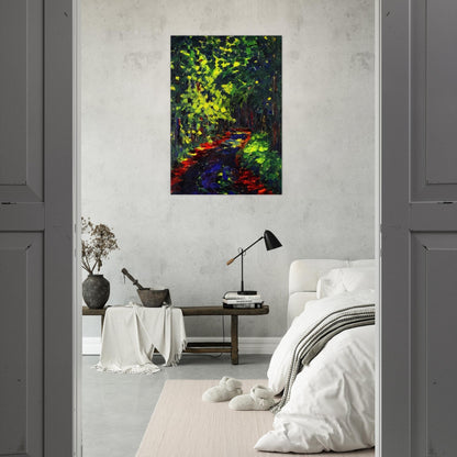 Forest Path - Emil Nolde Brushed Aluminum Print - 70x100 cm / 28x40 inches | Emil Nolde Aluminum Print | Emil Nolde Prints